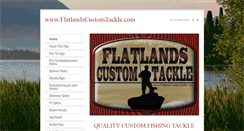 Desktop Screenshot of flatlandscustomtackle.com